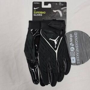 Nike Jordan Superbad 6.0 Football Gloves Black White DX4476-091 Men's Size XXL